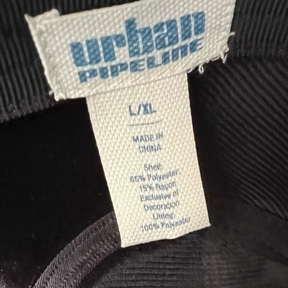 Men's Urban Pipeline Marled Fedora with Black Trim NWT - Picture 3 of 3